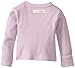 L'ovedbaby Unisex-Baby Newborn Organic Wrap Shirt, Lavender, 0/3 Months