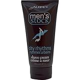 Aubrey Organics, Men's Stock, Shave Cream, City Rhythms, 6 fl oz (177 ml)