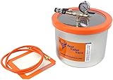 3 Gallon Wide Stainless Steel Vacuum Chamber (Assembled in USA, Contains domestic components