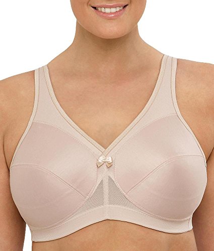 Glamorise Women's MagicLift Active Support Bra, Cafe, 50D