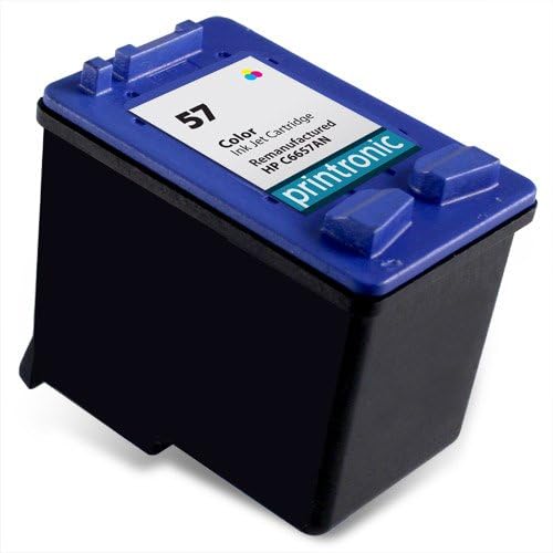 Printronic Remanufactured HP 57 Ink Cartridge for PSC 1315 1210 1350 Deskjet 5550 5150 450 5650 PhotoSmart 7760 Printers (1 Color)