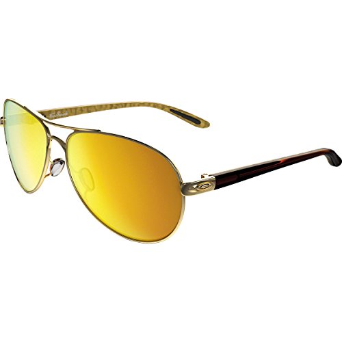 Oakley Womens Feedback Sunglasses, Polished Gold/24K Iridium, One Size
