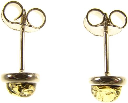BALTIC AMBER AND STERLING SILVER 925 DESIGNER GREEN STUD EARRINGS JEWELLERY JEWELRY