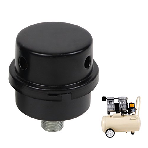 BBT Air Compressor Intake Filter, 2 Pcs 16mm Thread Metal oil-less Air Compressor Air Filter Silencer Noise Muffler (3/8 PT 16mm) - Thumbnail 2