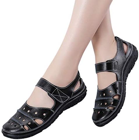 Women's Leather Loafers Ankle Flats Casual Round Toe Moccasins Wild Breathable Casual Office Driving Walking Shoes