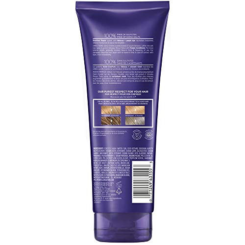 L'Oreal Paris EverPure Sulfate Free Brass Toning Purple Shampoo for Blonde, Bleached, Silver, or Brown Highlighted Hair… - Image 2