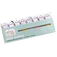 Andosange Cartoon Tooth Sticky Notes Convenience Stationery Sticker Bookmark Memo Post Tab