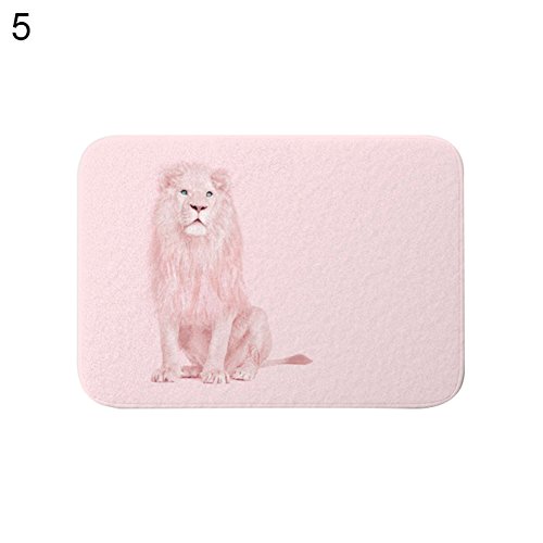 yanQxIzbiu Super Soft Indoor Rugs Living Room Carpets Moon Lion Grid Pattern Bathroom Kitchen Door Anti-Slip Floor Mat Rugs Carpet Pad - 5#