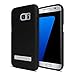 Seidio SURFACE with Metal Kickstand Case for the Samsung S7 Edge [Slim Case] - Non-Retail Packaging - Black/Black