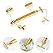 24k Golden Beauty Bar Pulse Facial Massager, T-Shape Electric Sign Face Massage Tools for Sensitive Skin Face Pull Tight Firming Face Lifting