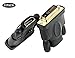 Benfei DVI-D DVI to HDMI Adapter, DVI to HDMI Bidirectional Male to Female Converter with Gold-Plated Cord 2 Pack