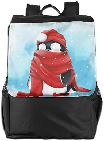 WEI D SHQ Warm Penguin Outdoor Travel Backpack Unisex Backpacks Custom Daypacks Lightweight Travel Bags Backpacks For Hiking