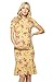 My Bump Maternity Midi Dress - Fitted Stretch Short Sleeves Mermaid Flare Ruffle (Made in USA)