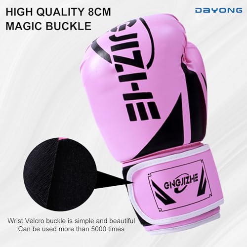 DAYONG Kids Boxing Gloves, PU Boxing Training Gloves, 3-9 Years Boys and Girls Punching Gloves for Kickboxing Sanda Training