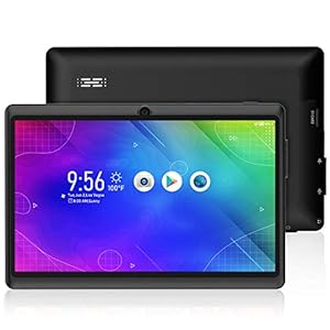 Tablet 7 inch Android 10.0 Quad Core-processor 1024×600 HD/IPS-display, 16 GB ROM 128 GB uitbreidbare WiFi Bluetooth…