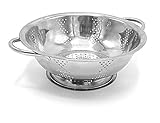 Stainless Steel Straining Bowl. By Kitchen Winners