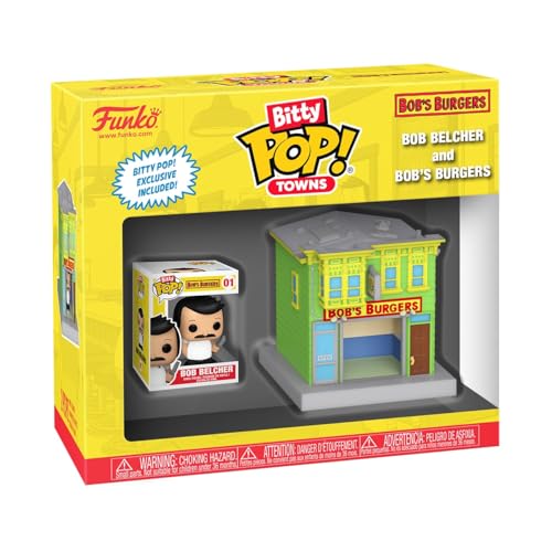 Funko Pop! Bitty Town: Bob's Burgers - Bob Belcher and Bob's Burgers
