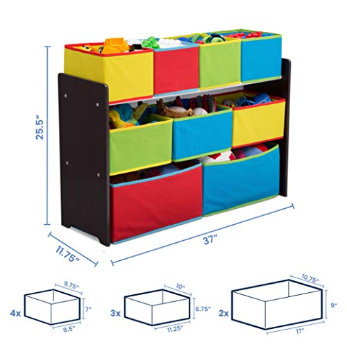4 Delta+Children+Multi+Bin+Organizer+Chocolate