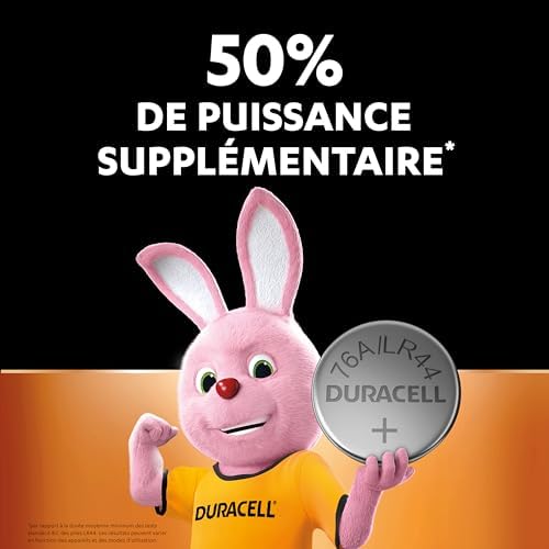 LR44 Piles alcalines spéciales (Lot de 4) 1.5V, A76