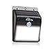 SPECIAL SUMMER SALE!! GR8 Goodz LED Motion Sensor Solar Light, Bright, Weatherproof, Wireless Security, Automatic Dusk to Dawn Sensing, For Patio, Deck, Garden, Home, Driveway, Entryway, 1 Pak.