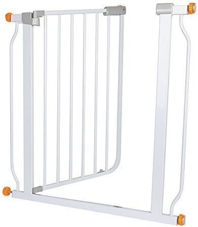 Livebest White Portable Gate Features Durable All-steel Components Play Yard Baby Fence