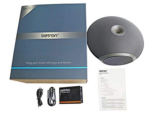 Betron XR77 Bluetooth speaker, Portable, Wireless, Stylish, Loud, Rechargeable - Black