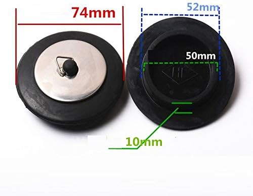 sweeTvT Drain Stoppers,Mop Pool Plugging Water Bathtub Universal Size Floor Drain Cover Sink Anti-Blocking Deodorant Bathroom Kitchen Accessories, Suitable For Diameter 50Mm, 1Pcs