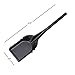 Ash Bucket for Fireplace with Shovel Tool, Large Capacity 6 Gallon Can with Lid and Wood Handle, Black Ash Bin w/ Shovel, Galvanized Ash Bin for Fireplace, Large Capacity Ash Container