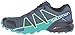 Salomon Women's Speedcross 4 Trail Running Shoes, Slate Blue/Spa Blue/Fresh Green, 8 D US