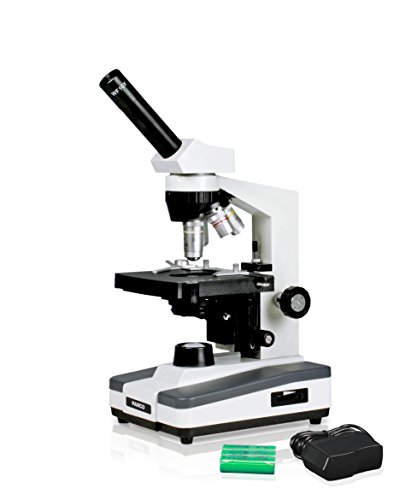 Parco Scientific Monocular Compound Microscope, 40x-1000x Magnification, LED, Mechanical Stage, Rechargeable Battery, Microscope Book, 100 Prepared Slides Variety Set, Package ($10 Value) - Thumbnail 6