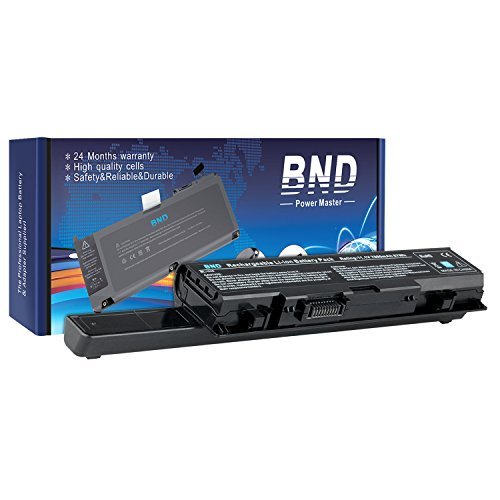 BND 7800mAh Laptop Battery [with Samsung Cells] for Dell Studio WU946 1558 1555 1537 1535 PP39L PP33L 1536, alos fits P/N WU946 MT264 - 24 Months Warranty [9-Cell Li-ion]