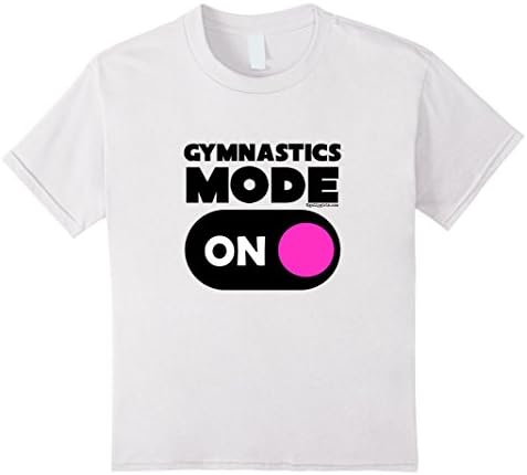 Kids Golly Girls: Gymnastics Mode On T-Shirt 12 White