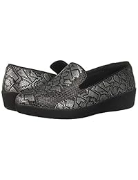 Fitflop para mujer Audrey de piel de pitón de fumar Zapatillas M97