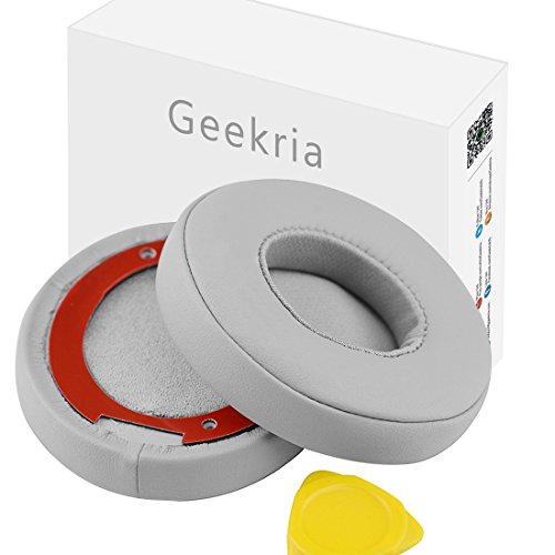 Beats by Dr. Dre Solo2, Solo 2.0 On-Ear Headphone Replacement Ear Pad/Ear Cushion/Ear Cups/Ear Cover/Earpads Repair Parts (Gray)