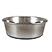 Our Pets Durapet Premium Rubber-Bonded Stainless Steel Dog Bowl 4.5 Quart, 13 Cups, 10.9