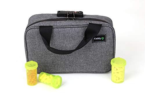Kaddy Secure Pill Organizer, Medicine, Supplements or Toiletry, Travel or Home, TSA Approved Lock - //medicalbooks.filipinodoctors.org