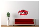 Large Bugatti Wall Sticker Logo 23