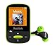 SanDisk 8GB Clip Sport MP3 Player, Lime - LCD Screen and FM Radio - SDMX24-008G-G46L (Renewed)