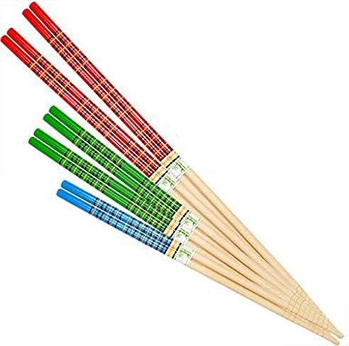 [ 5 Pairs ] Long Cooking Bamboo Chopsticks: 13 inch, 10 1/2 inch & 9 1/2 inch