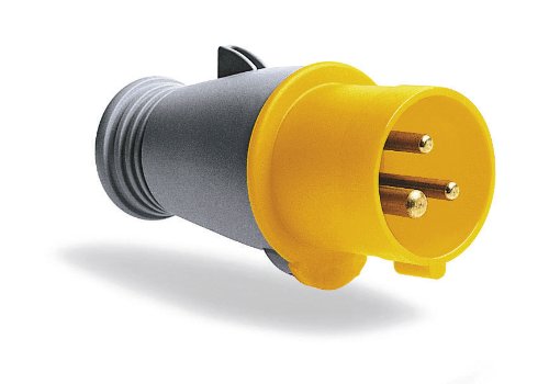 MK Commando K9032 32A 2P+E 100-130V Plug (IP44) - Yellow