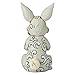 Enesco Jim Shore Heartwood Creek Easter Bunny with Carrot Pint Size Figurine, 3.74 Inch, Multicolor