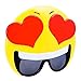 Sunstaches Emotion Hearts Sunglasses | Costume Party Fun Shades | UV400 Accessory | One Size Fits Most