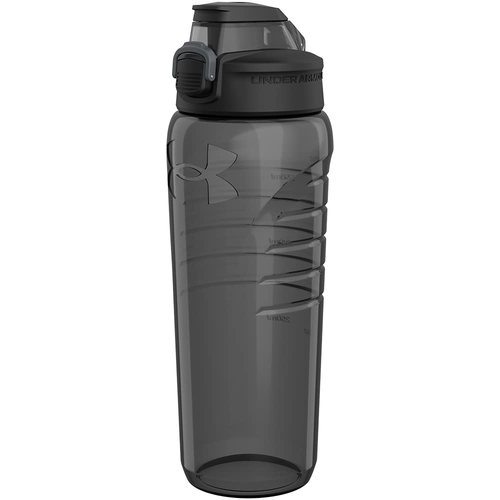 Under Armour 24oz Water Bottle, Pro Lid Cover, Shatter Proof, Stain & Odor resistant, Charcoal — image 1