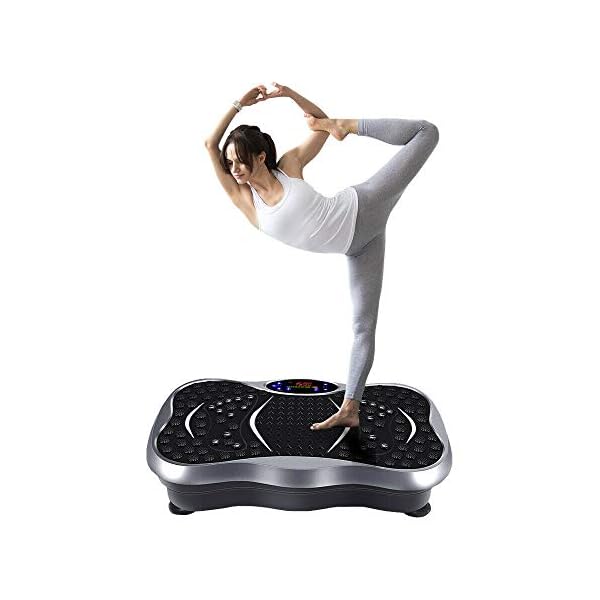 POKAR-Vibration-Plate-Fitness-Vibration-Device-Full-Body-Training-Device-Non-Slip-Large-Surface-Including-Training-Bands POKAR Vibration Plate Fitness Vibration Device Full Body Training Device Non-Slip Large Surface Including Training Bands