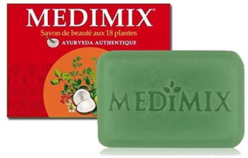 MEDIMIX SAVON AYURVEDIQUE - Medimix Savon Ayurvédique Glycérine aux 18 Herbes - Lot de 3 x125 GRS