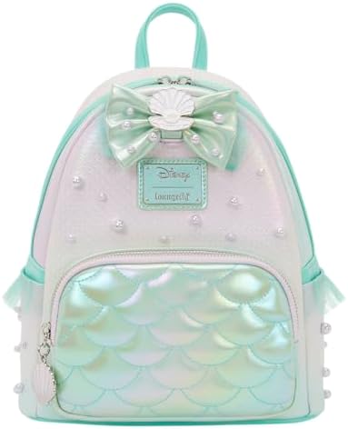 Amazon.com | Loungefly x Disney Little Mermaid Ariel Mini Backpack