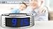 iTOMA Alarm Clock Radio with Digital AM FM, Dual Alarm with Snooze and Sleep Timer, Dimmer Control, Auto Time Setting, Backup Battery, External Wire Antenna (CKS3301)