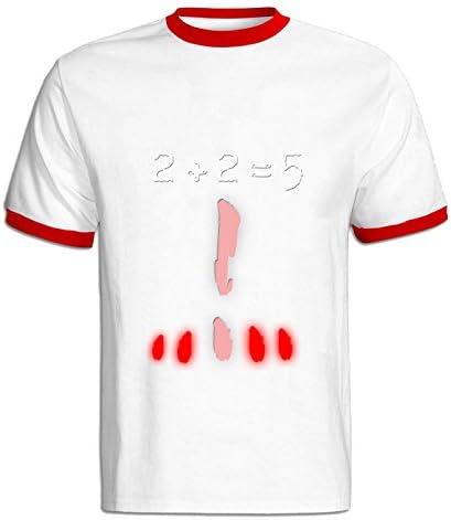 Adj I'm god of Study Mathematical Formula Despise T Shirts for Men L red