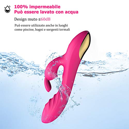 Vibratori-Sessuali-Per-Donna-Massaggiatore-Cordless-Ricarica-USB-Portatile-12-Modalita-100-Impermeabile-Massaggiatore-per-Schiena-o-Collo