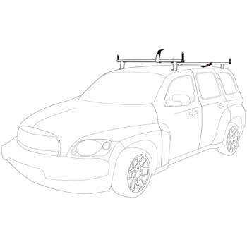 Vantech Chevy HHR 2 bar Ladder roof Rack 50